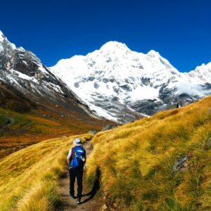 Auf dem Weg zum Annapurna Base Camp