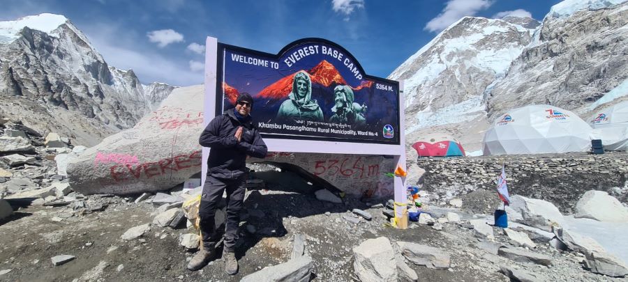 Kunden von geoDiscovery Tours Am Everest Base Camp